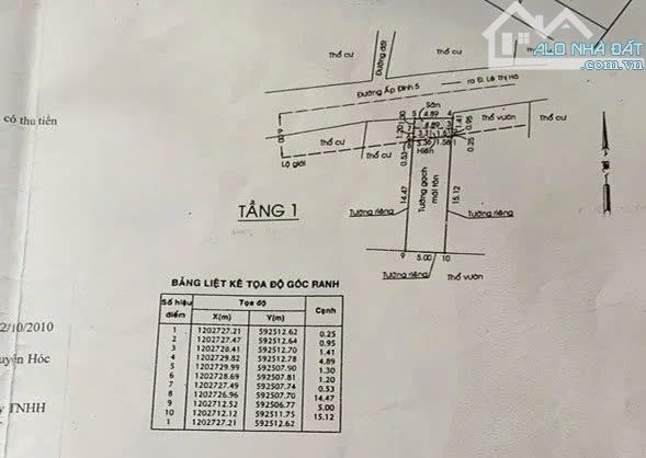 Bán nhà tại đường Lê Thị Hà, Xã Tân Xuân, Huyện Hóc Môn, TP. Hồ Chí Minh 700 Triệu. - 7