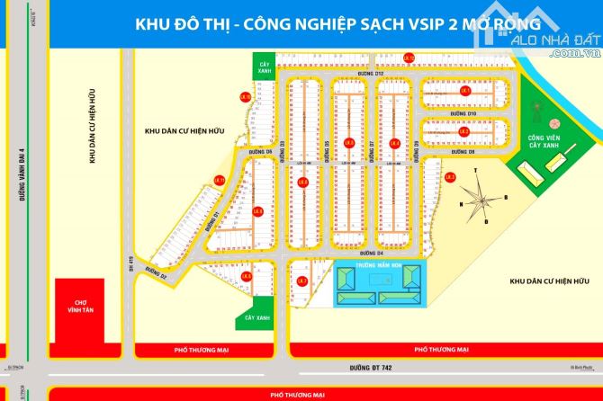 chủ gửi lô đất đẹp 82m2, SHR , full thổ cư ,ngay xã  Vĩnh Tân, Tân Uyên , Bình Dương - 2