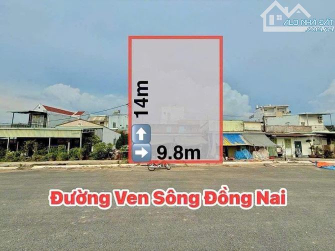 Bán đất mặt tiền đường ven sông Đồng Nai, phường Bửu Long 132m2 ngang 9.8m giá 7,7 tỷ - 2