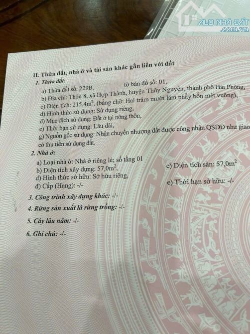 🆘Siêu phẩm hạ giá Bán căn nhà + vườn tại Hợp Thành, Thuỷ Nguy - 3