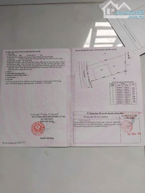 Chủ gửi bán đất 976m2 có sẵn 300m2 thổ cư đường Tỉnh Lộ 7 cách 300m, xã An Nhơn Tây - 3