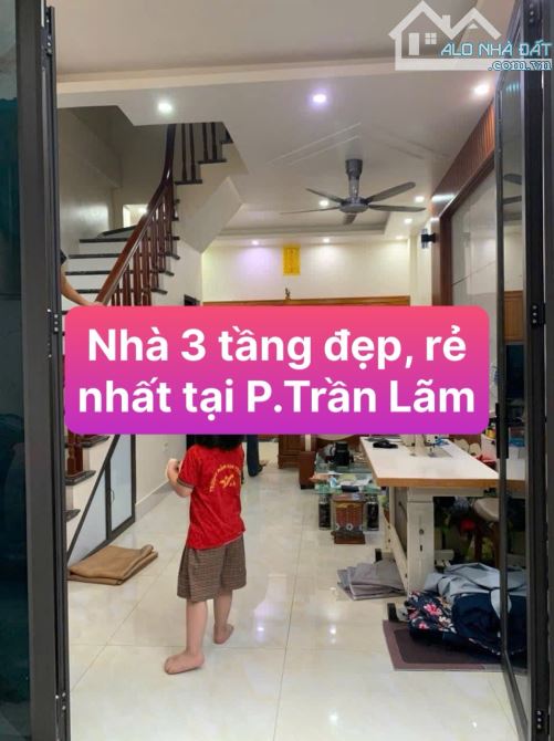 Nhà 3 tầng đẹp, rẻ nhất tại P.Trần Lãm TP Thái Bình Để lại Đồ đón tết chỉ hơn 1,7 tỷ