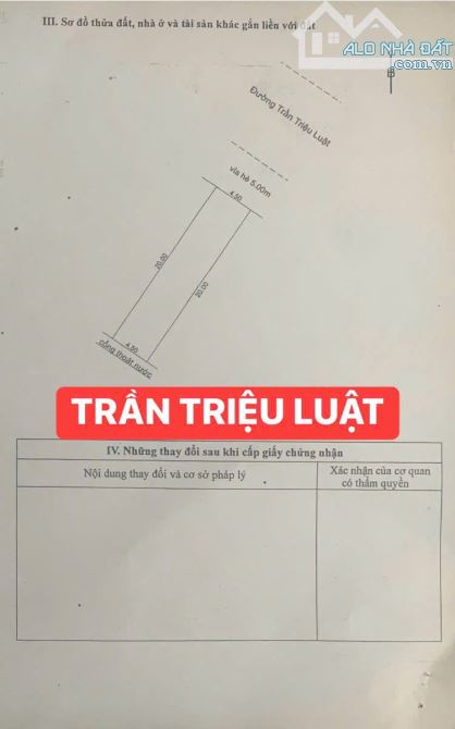 BÁN ĐẤT MẶT TIỀN ĐƯỜNG 10m5 TRẦN TRIỆU LUẬT-HOÀ MINH-LIÊN CHIỂU