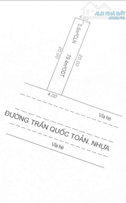 Đất mặt tiền Trần Quốc Toản 80m , cung đường Ăn Uống sầm uất Dĩ An - 2