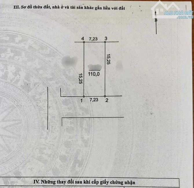 ĐẤT ĐẤU GIÁ GIÁP KĐT THANH HÀ MẶT TIỀN 7.3M 110M 8.9TỶ - 2