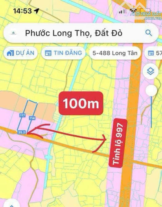 👉CÁCH TỈNH LỘ 997 100M- mặt tiền nhựa Phước Long Thọ - Đất Đỏ - BRVT - 2