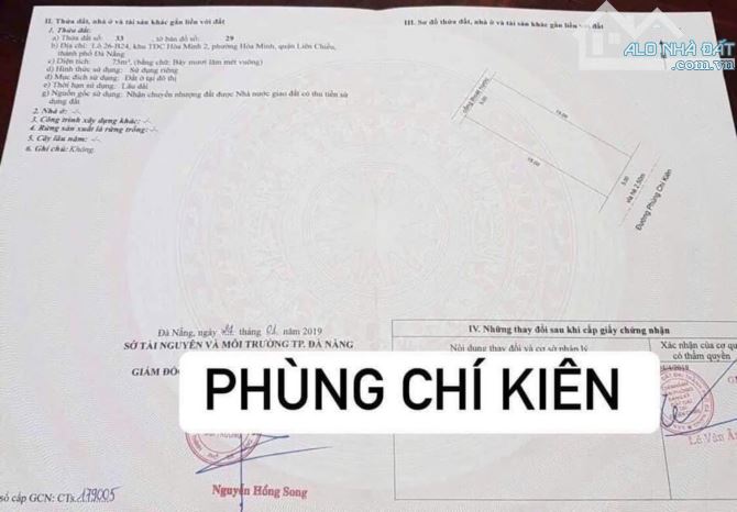 💥 Bán đất mặt tiền đường Phùng Chí Kiên, p. Hòa Minh, q. Liên Chiểu 🌺 - 2