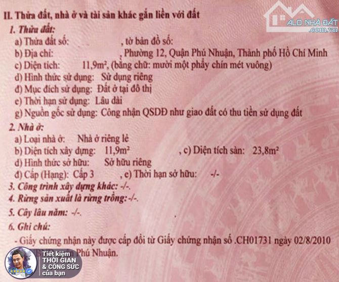 BÁN CĂN NHÀ MẶT TIỀN ĐƯỜNG TRẦN CAO VÂN. 16M2. 15TR/THÁNG. HIỆU SUẤT ĐẦU TƯ 6%/NĂM - 5