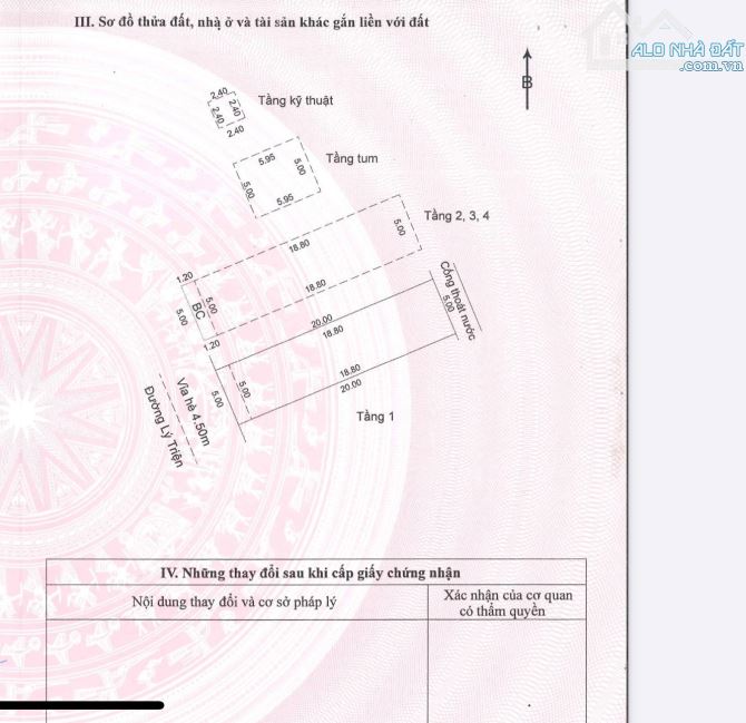 Bán nhà 04 tầng đường 10.5m Lý Triện, Thanh Khê. Có Thang Máy. DT: 100m2, Giá 10.5 tỷ TL - 9