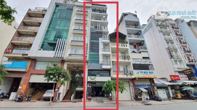 Bán nhà phố MT khu Sân Bay, Tân Bình - DT 5,5x25m (150m2) Hầm 6 Tầng, thang máy - 23,5 Tỷ