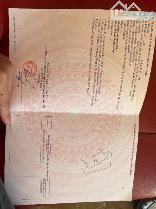 Bán đất Minh Trí-Lô góc 3 mặt thoáng 60m=1.55 ty - 2