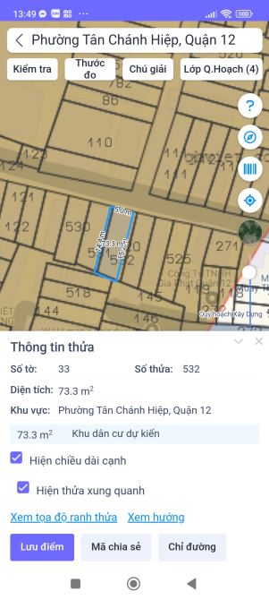 Chỉ 4,35 tỷ - 2 tầng 5x15 cn 58m2 - Tân Chánh Hiệp Quận 12 - HXH thông. - 2