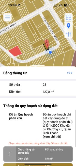 22 tỷ - BÁN NHÀ 3 TẦNG, Đ. UNG VĂN KHIÊM, BÌNH THẠNH, HẺM 8M - 4