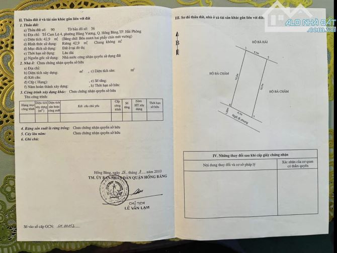 Bán đất tuyến 2 đường Cam Lộ, Hùng Vương chỉ 1tỷ.