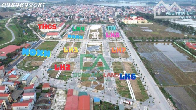 Bán đất đấu giá Thuỵ Lâm Đông Anh - Lô sẻ khe, view vườn hoa - 1