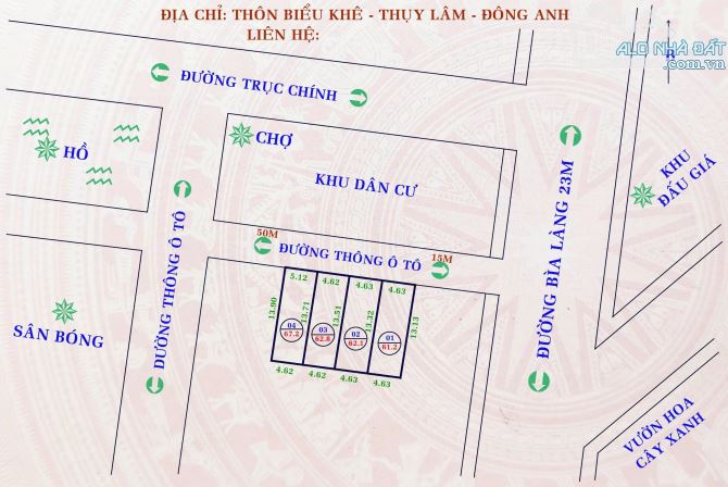 🎉🎉🎉HÀNG VIP PHÂN LÔ THỤY LÂM  ✅✅✅ CHÍNH THỨC MỞ BÁN 04 LÔ ĐẤT - NHỎ - XINH VÀ VÔ CÙNG T - 2