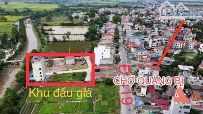 Đấu giá xã Quảng Bị, Chương Mỹ, Hà Nội, phân lô, vỉa hè, ô tô tránh, 75m2, giá đầu tư - 2