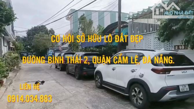 BÁN NHANH LÔ ĐẤT ĐẸP ĐƯỜNG BÌNH THÁI 2 - HÒA THỌ ĐÔNG, CẨM LỆ, ĐÀ NẴNG - 2