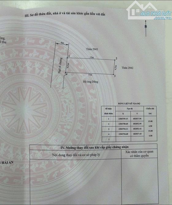 Bán đất mặt ngõ 455 Đằng Hải, Hải An.