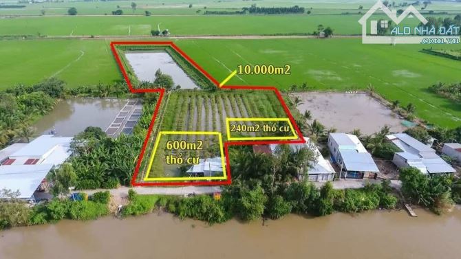 Bán 10 công đất nghỉ dưỡng View sông huyện Vĩnh Thạnh Cần Thơ