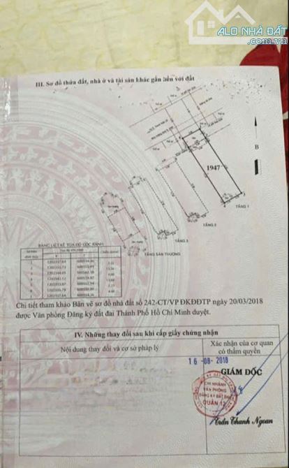 Bán nhà Thạnh Xuân, 4 tầng, 4x18, HXH thông, giá 5 tỷ 5, TL