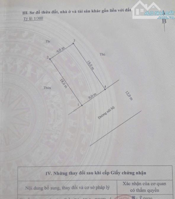 Cần. Bán lô đất tdc cho dân tại anh dũng 3 dương kinh - 1