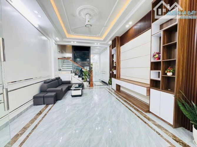 Bán nhà 4 tầng mới tinh khu phân lô Phủ Thượng Đoạn, dt 80m2, mt 4m - 1