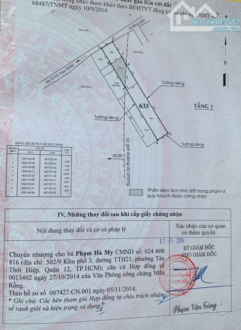 4 x 32 lô đất 129m thổ cư  108m Gần Cao đẳng điện lực Q12 - 1