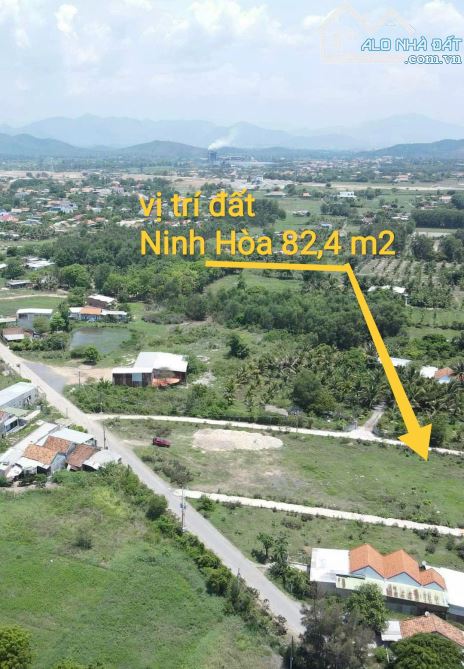 "Chủ ngộp cần bán gấp đất thổ cư Ninh Phụng, Ninh Hòa.   + 82,4 m2 đất thổ cư. Ngang 5 x 1 - 3