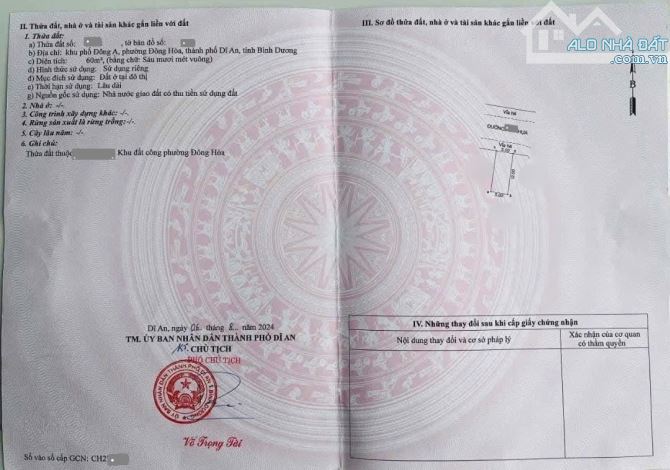 3,25Tỷ TL🔥Bán đất 5x12 TĐC Đông Hoà C, p.Đông Hòa, Tp.Dĩ An - 3