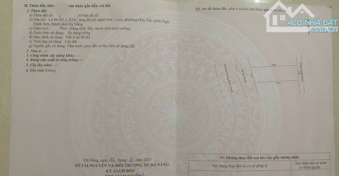 BÁN LÔ ĐẤT ĐƯỜNG 7M5 HOÀNG BÌNH CHÍNH, HÒA HẢI, NGŨ HÀNH SƠN, 80M2, GIÁ CHỈ HƠN 3 TỶ. - 3
