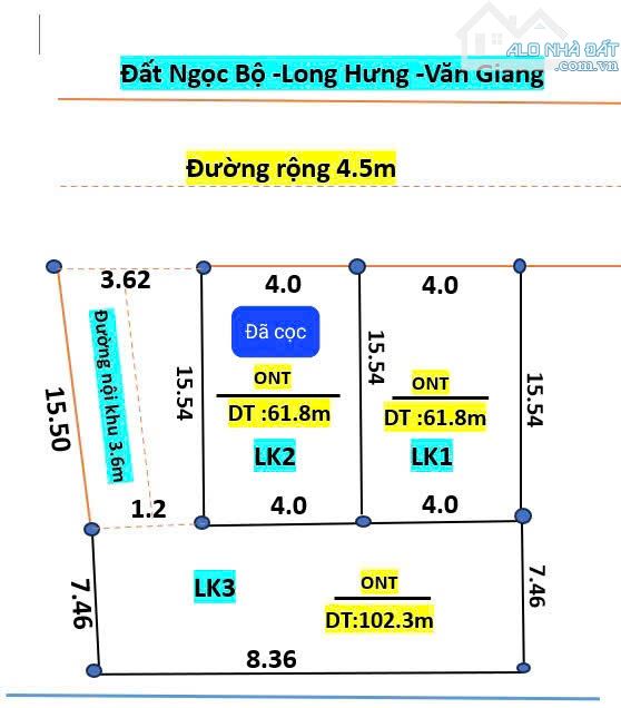 Bán 2 lô đất phân lô tại Ngọc bộ Văn giang giá đầu tư - 7