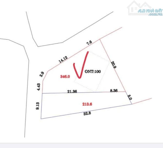 BÁN GẤP LÔ ĐẤT MẶT ĐƯỜNG KINH DOANH SẴN NHÀ KIÊN CỐ CÓ DT 346m2 GIÁ CHỈ 1,7 TỶ - 8