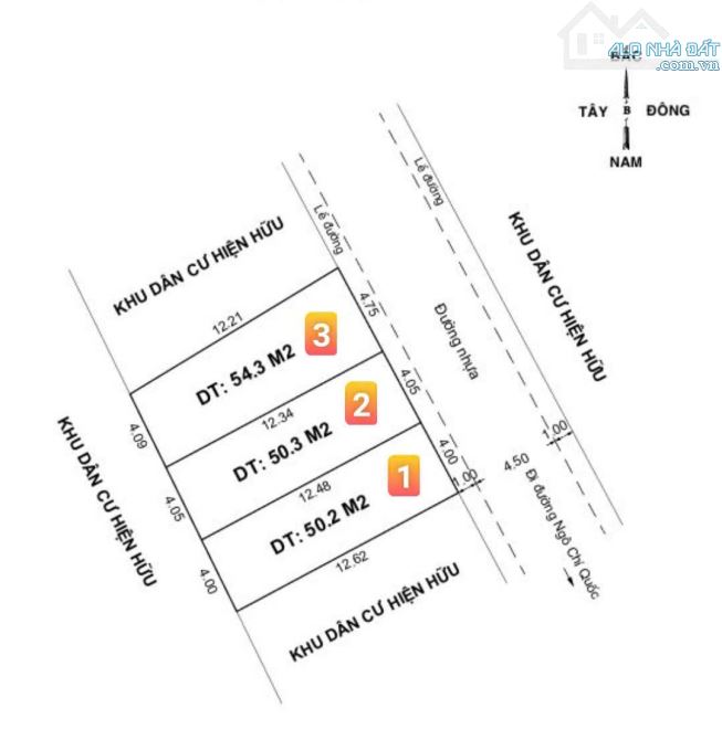 2,8Tỷ TL🔥Bán 3 lô đất liền kề gần đường Ngô Chí Quốc, p.Bình Chiểu, Tp.Thủ Đức - 9