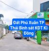 Đất Phú Xuân TP Thái Bình sát KĐT Kì Đồng đường 2 ô tô quá rộng mà chỉ hơn 1,5tỷ