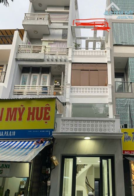 5PN, 4wc, 4 tầng. Mặt tiền Tân Phước - Ngô Quyền, Q10. Giá 20 triệu