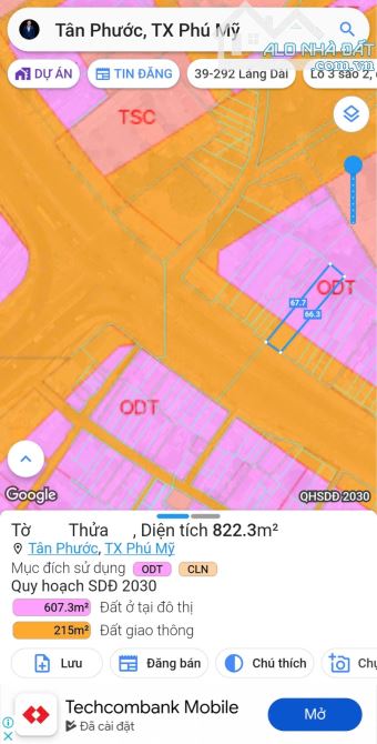 MẶT BẰNG KINH DOANH ĐẲNG CẤP - VỊ TRÍ VÀNG QUỐC LỘ 51 NGÃ 3 CÁI MÉP - 2