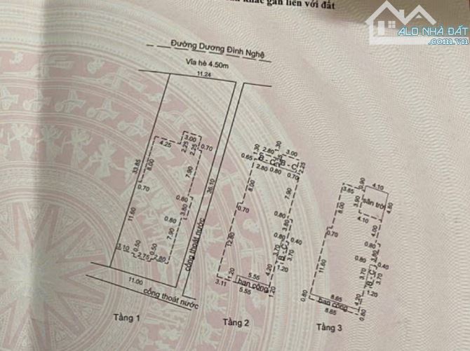 Bán Biệt thự 3 tầng DƯƠNG ĐÌNH NGHỆ, An Hải Bắc, Sơn Trà, Đà Nẵng dt 385m2 giá 55 tỷ. - 2