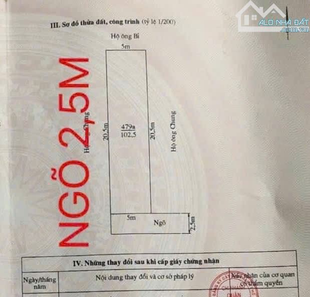 💥Bán lô đất ngõ 389 Đằng Hải thực tế lô góc - Diện tích: 102,5m (ngang 5m) - Hướng Nam -