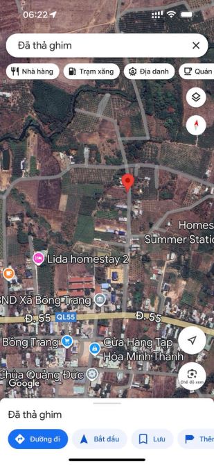 Cần bán lời đất xã bông trang gần ql55 , gần tt thị trấn 13*90,90 thổ cư