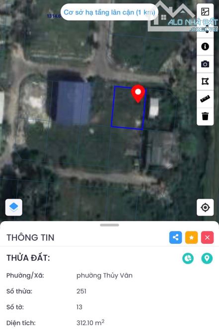 ĐẤT KQH TD2 THUỶ VÂN KHỔ BIỆT THỰ VỊ TRÍ ĐẸP - TP HUẾ - 2