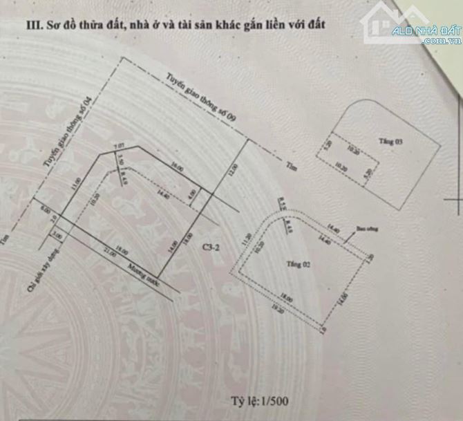 Chuyển nhượng nhà 3 Tầng,2 Mặt tiền Khu Đông Nam Thuỷ An - 4