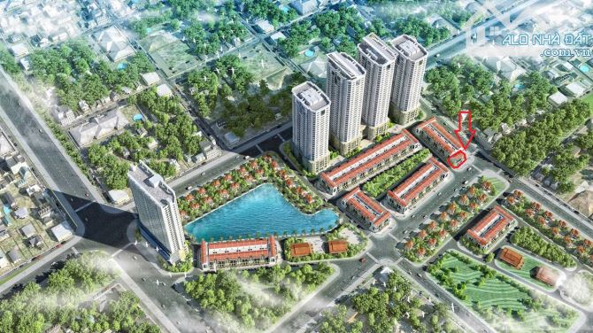Bán biệt thự đơn lập góc, DT 268m2 FLC Đại Mỗ, mặt đường 30m giá chỉ 185t/m2