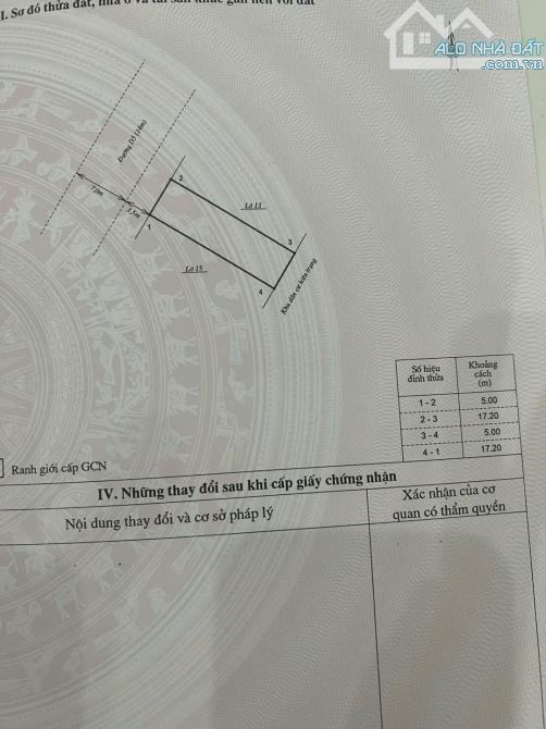 Bán lô đất mặt tiền khu an phú xác công viên lộ giới 14m dt 86m2 ngang 5m hướng tây bắc - 1