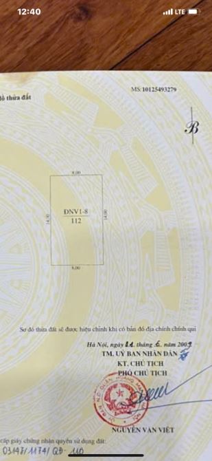 Bán đất-Tân Mai- Hoàng Mai- Đường Thông ô tô tránh.Mặt Phố KD112m=25ty500 - 1