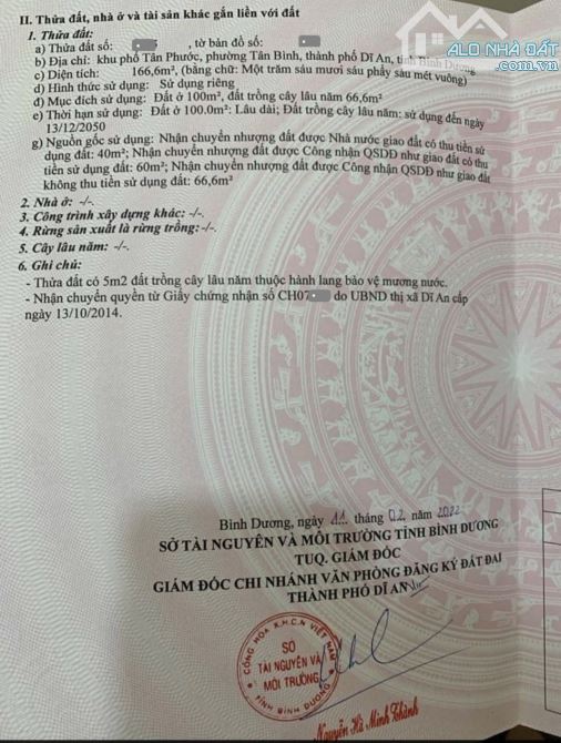 2,6Tỷ TL🔥Bán đất 166,6m2 gần đường Nguyễn Thị Tươi 200m, p.Tân Bình, Tp.Dĩ An - 5