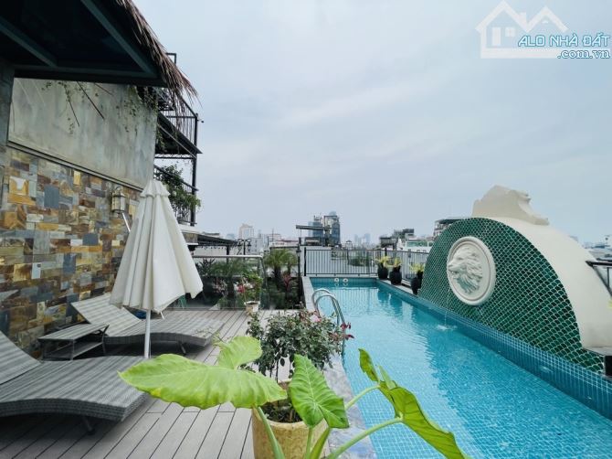 TÒA KHÁCH SẠN 5 SAO "CHARMPEARL HANOI HOTEL"  - LÔ GÓC 4 THOÁNG - VÌA HÈ - ÔTÔ TRÁNH - GAR - 8