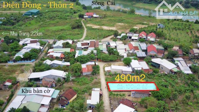 BÁN LÔ ĐẤT BIỆT THỰ ĐẸP TẠI DIÊN ĐỒNG GIÁ RẺ 489m2 ( 1,55 tỷ )