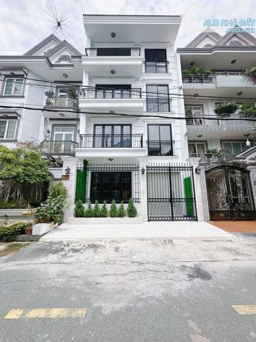 105M2  5 TẦNG,  HẺM XE HƠI 16M,  PHẠM HUY THÔNG, F7, GV, GIÁ 17.9 TỶ