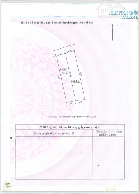 34tr/1m2 BÁN ĐẤT LƯƠNG QUY -XUÂN NỘN - ĐÔNG ANH - Ô TÔ VÀO ĐẤT- DT: 98,2M - GIÁ: 3,33TỶ - 1